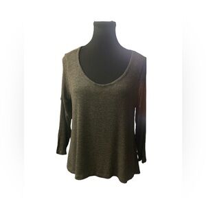 Tresics Gray Women's Blouse GUC L